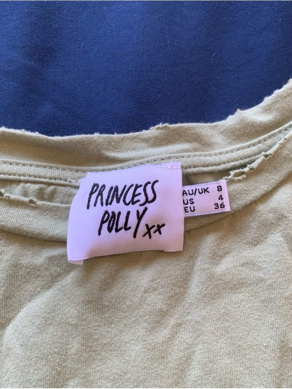 Princess Polly Olive Green Tee Shirt Dress